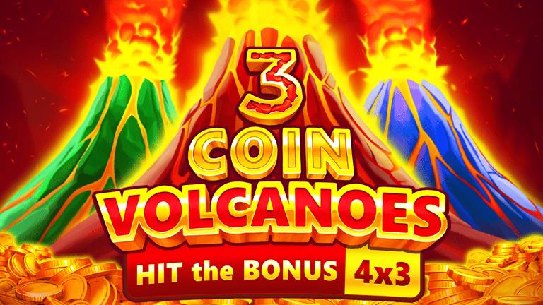 Über 3 Coin Volcanoes von 3oaks bei 1Red Casino