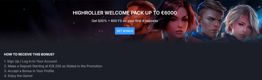 HIGHROLLER WELKOMPAKKET Monixbet