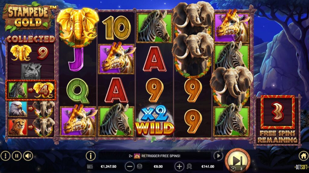 Stampede Gold Spielverlauf Infinity Casino
