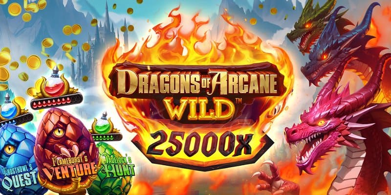 DRAGONS OF ARCANE WILD slot review by foxium at Infinity Casino