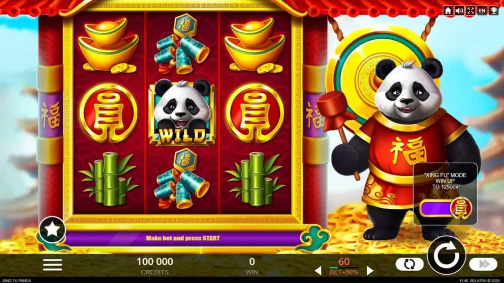 Xing Fu Panda Spielverlauf in Loki Casino